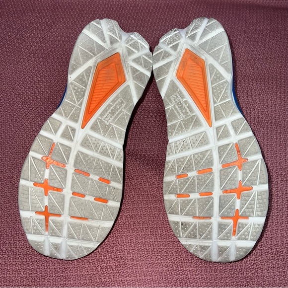 Hoka One One Mach 5 Running Shoes men’s size 8.5 Orange Blue - Picture 8 of 9